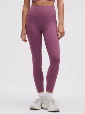 Lululemon 25” Wunder Train High Rise Tight in Mystic Size 6